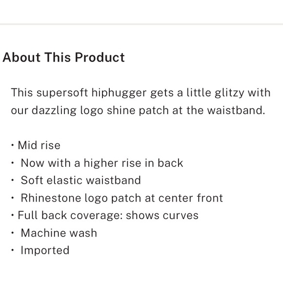 ✨Victoria’s Secret shine patch cotton hiphugger panty sz XXL NWT - Picture 5 of 5